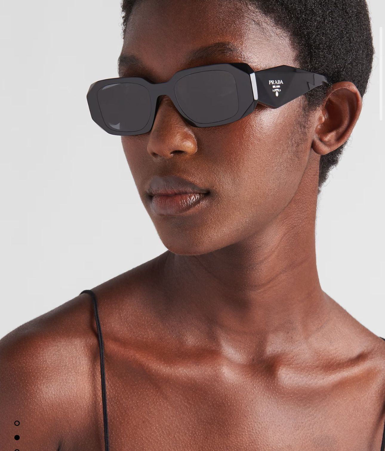 Bold frame Prada glasses
