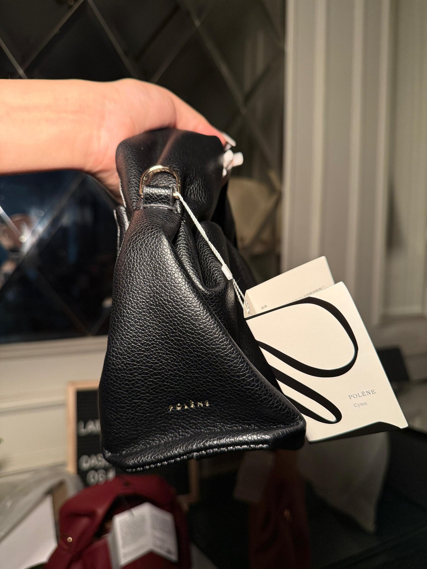 Black Mini Polene Numero Neuf (IMMEDIATE DELIVERY AVAILABLE)