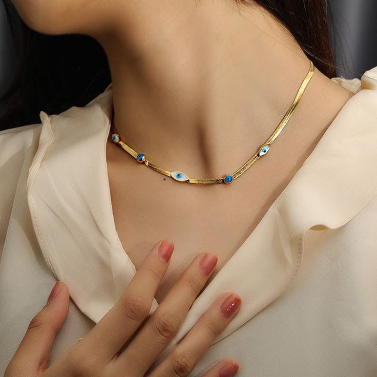 Evil eye necklace