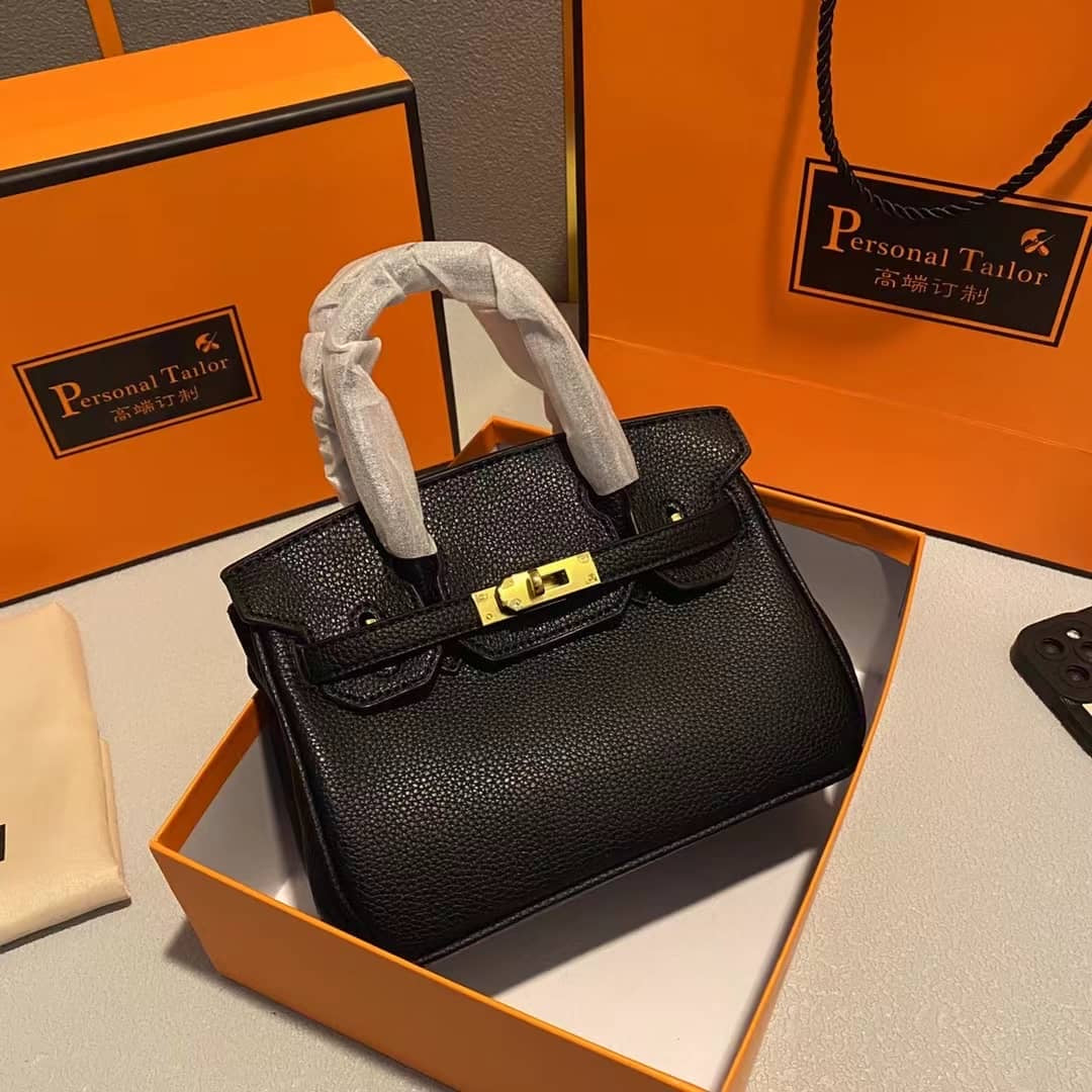 Black Mini birkin 20cm