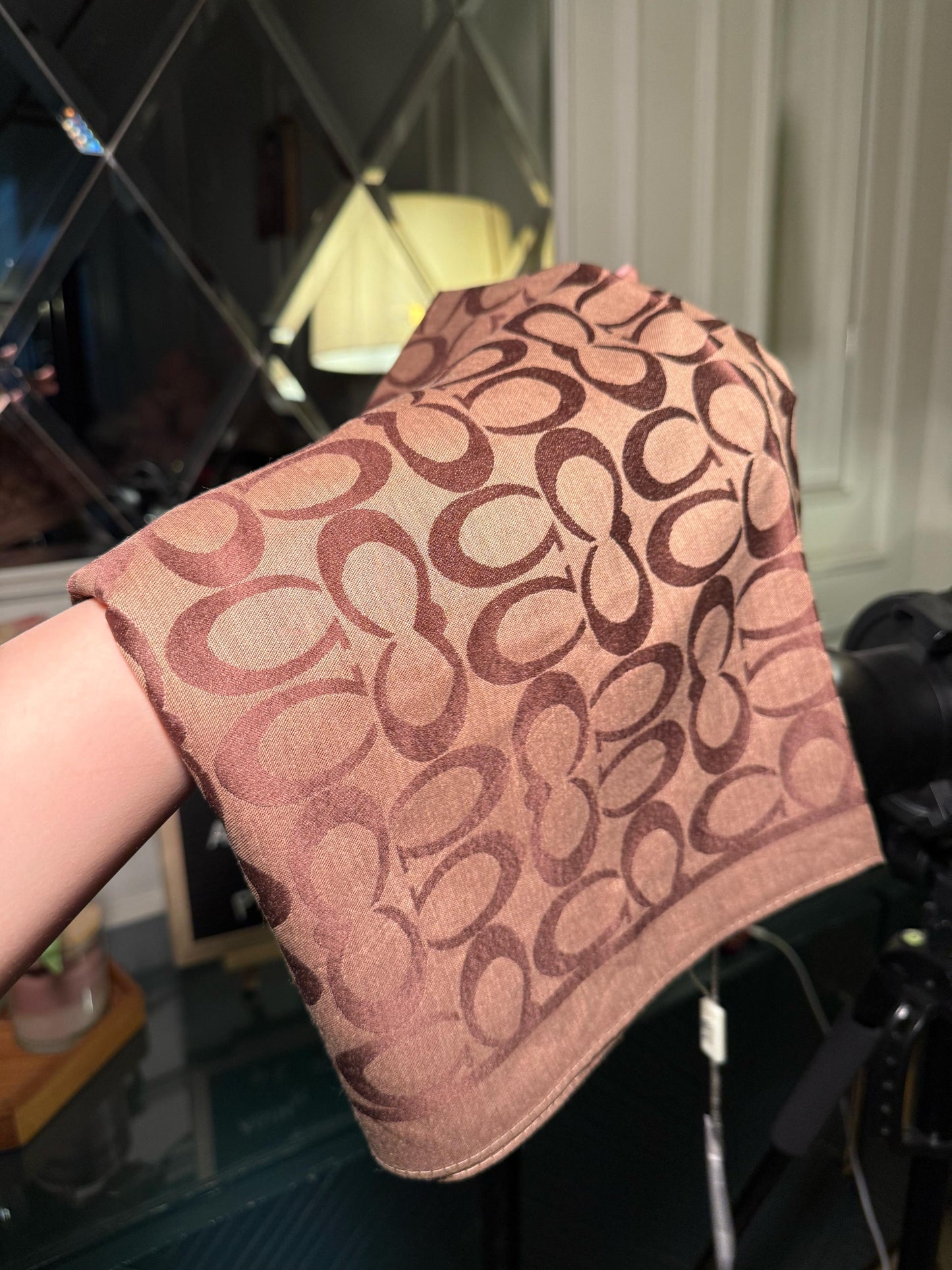 COACH Brown scarf/ stole (IMMEDIATE DELIVERY AVAILABLE)