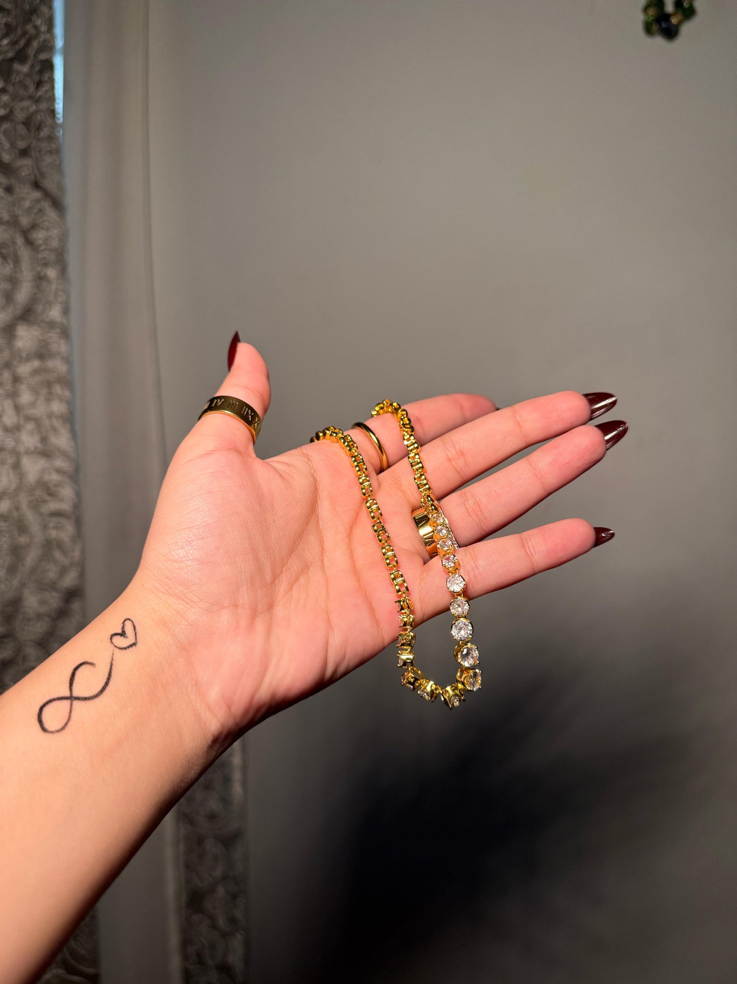 Studded necklace