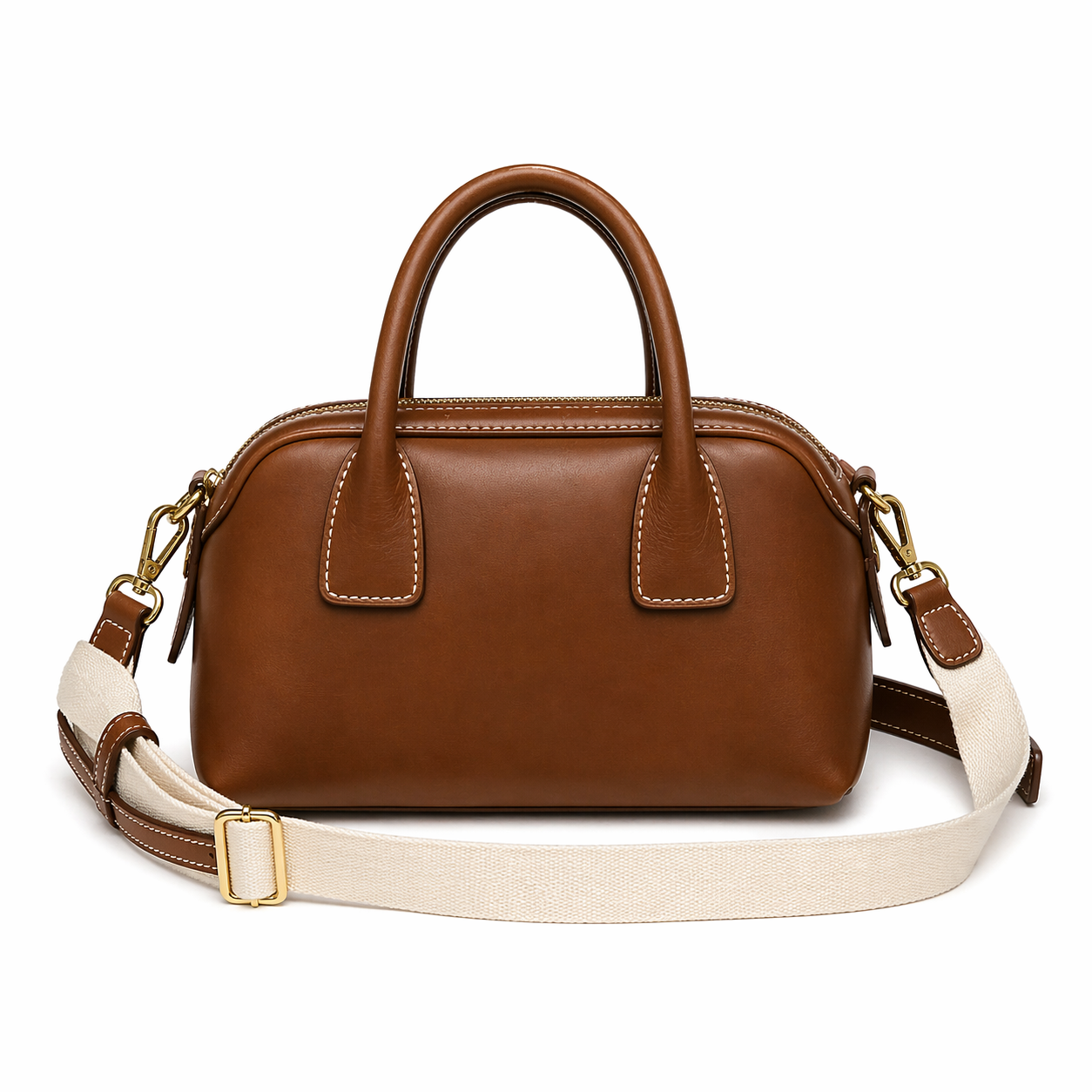 Zara Brown canva bag