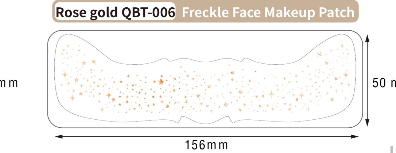 Freckles face makeup patches