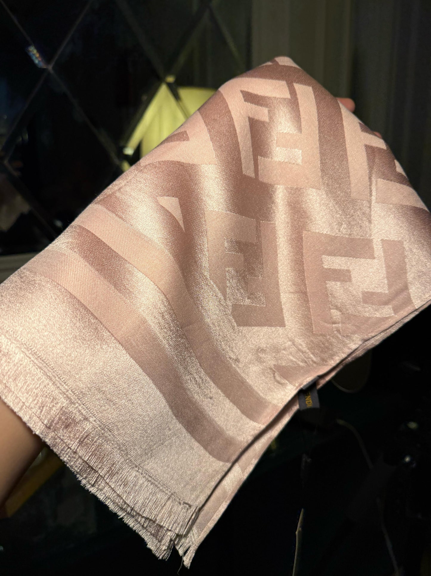 FENDI Copper scarf/ stole (IMMEDIATE DELIVERY AVAILABLE)