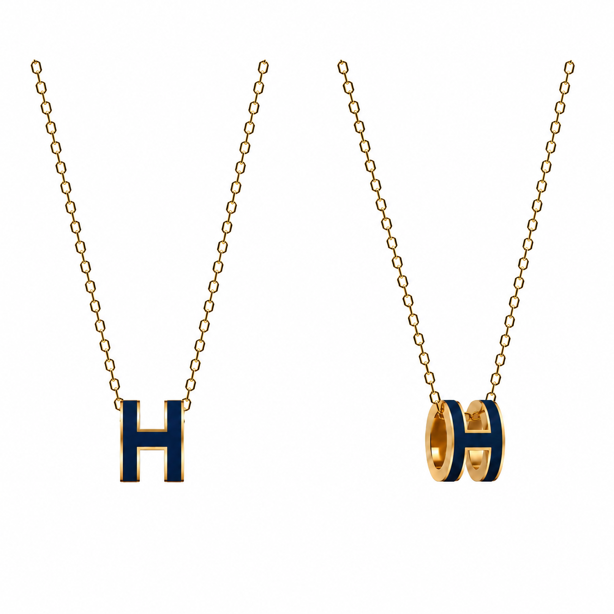 Hermes H Necklace