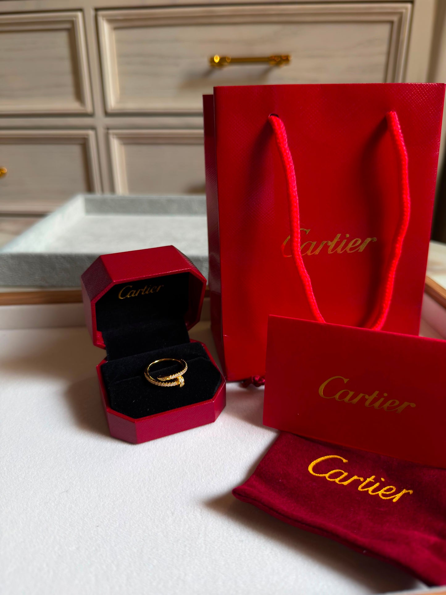 Juste un Clou Diamond Ring, Yellow Gold |Cartier