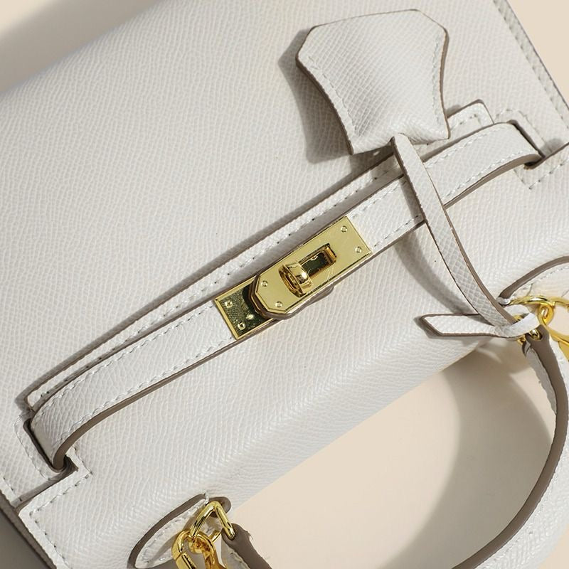 White Mini Kelly bag (available for immediate delivery)