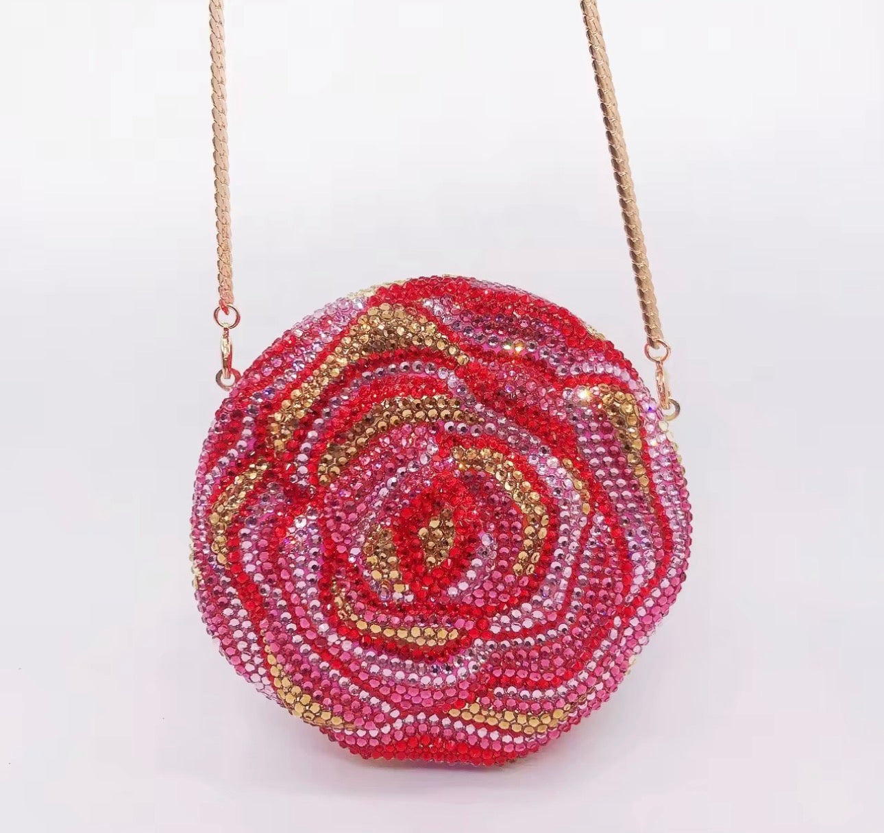 Blush Gold Rose Clutch (15-20 days delivery time)