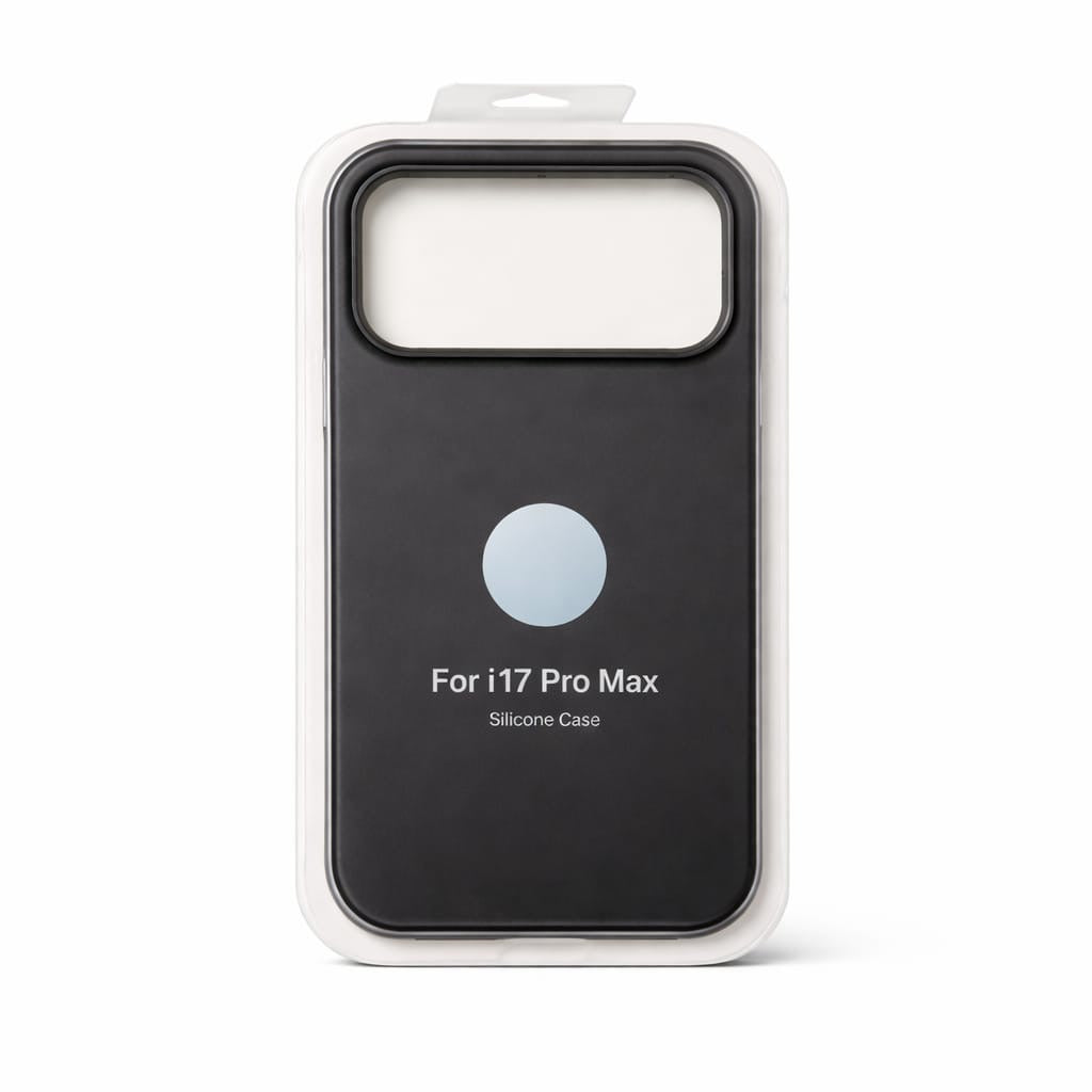 Iphone case Black 17 pro max silicone