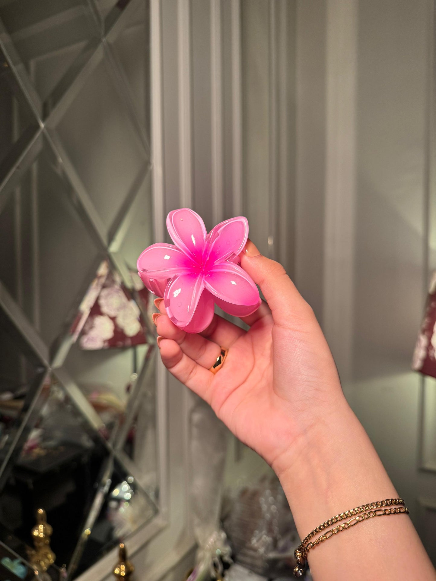 Flower hair claw (big size)