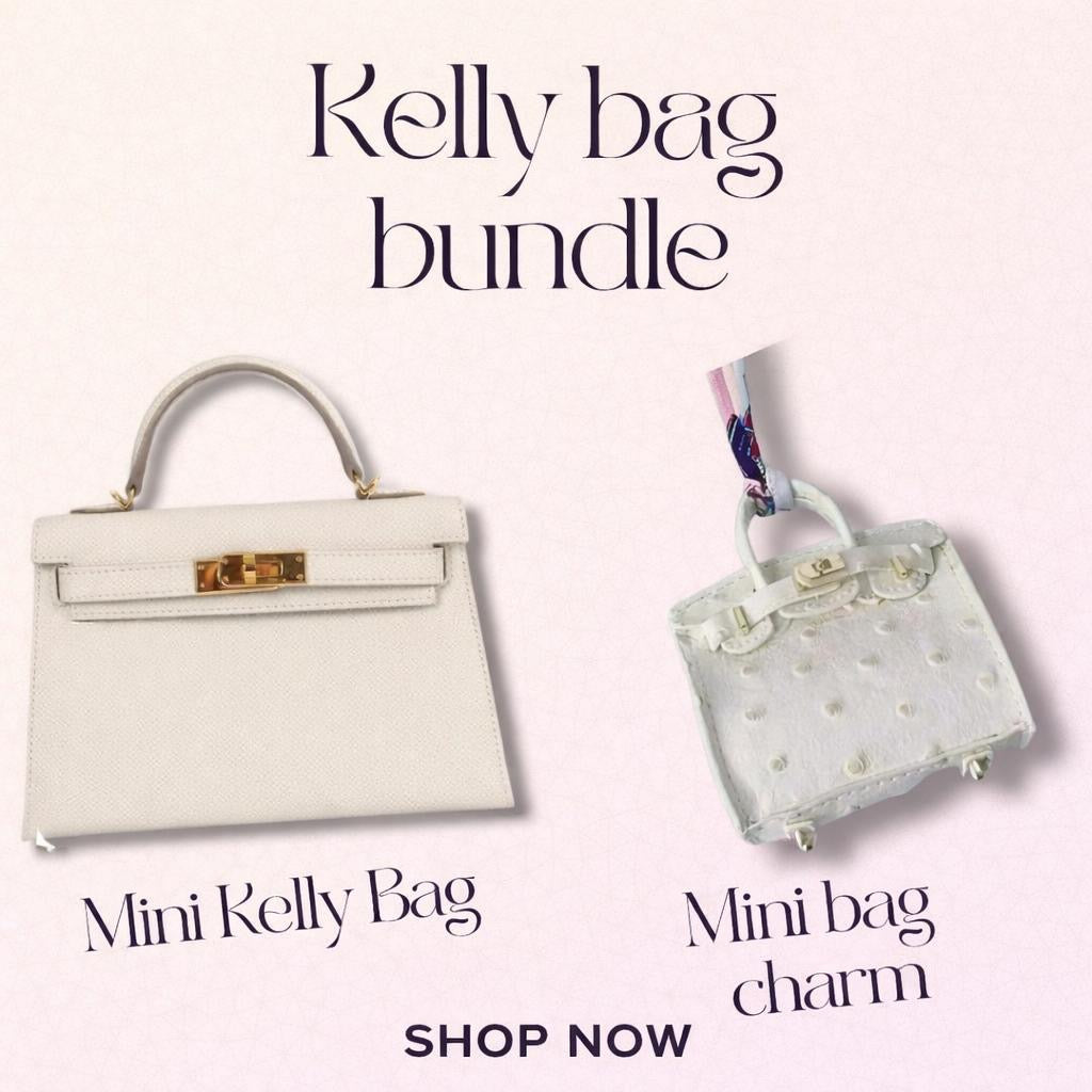 White Kelly Bag Bundle