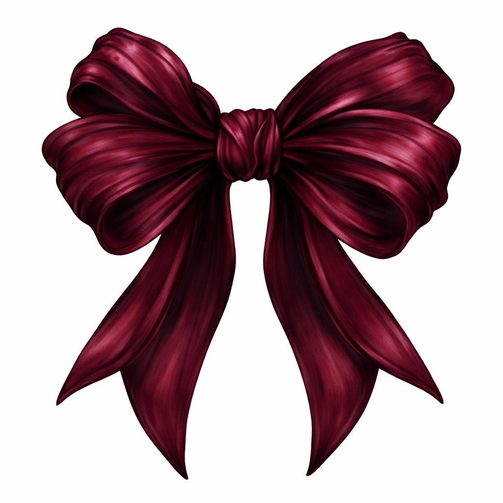 Red vine Bow – Metal Phone Charm Sticker