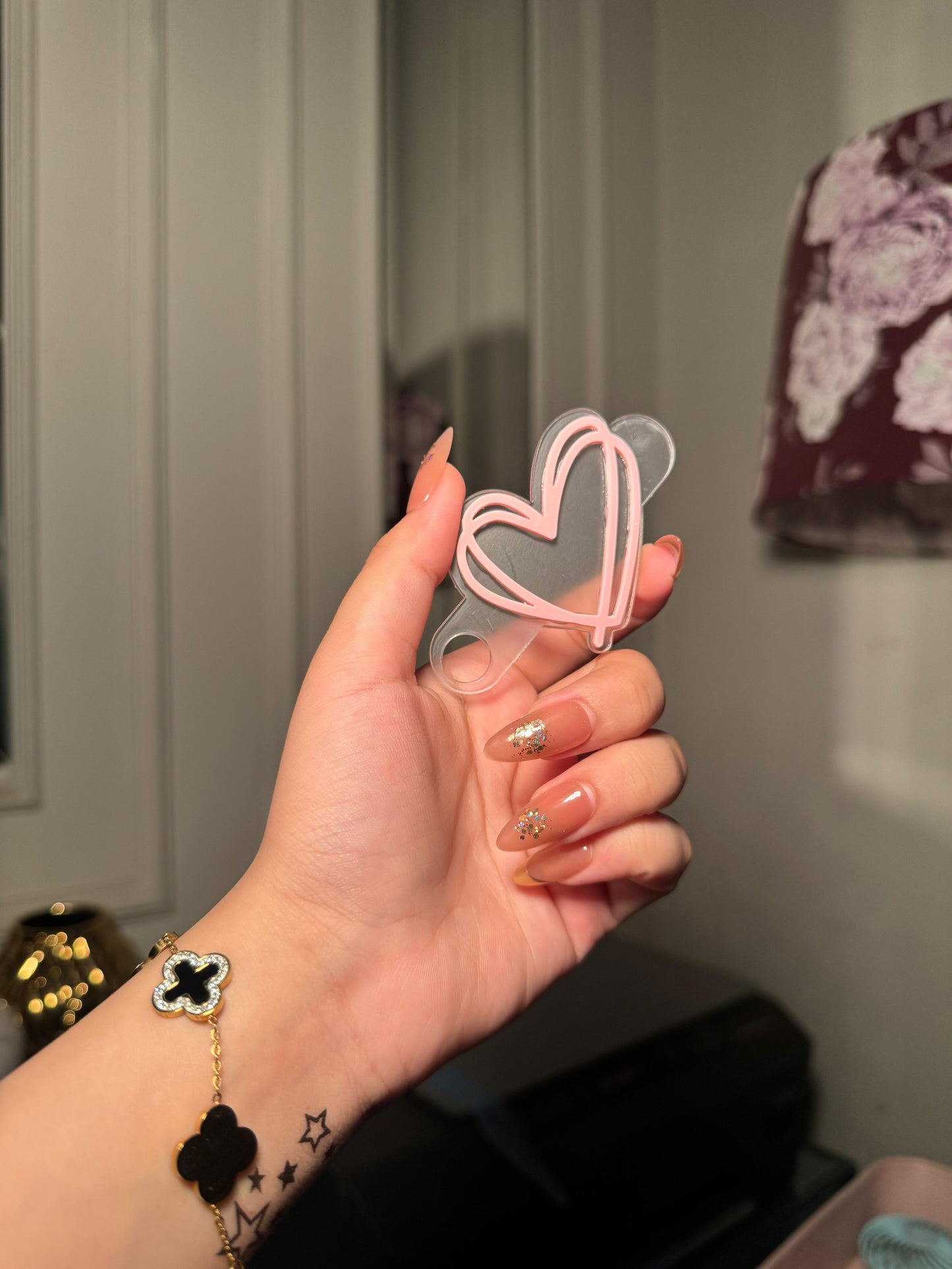 Heart Tumblr lid charm