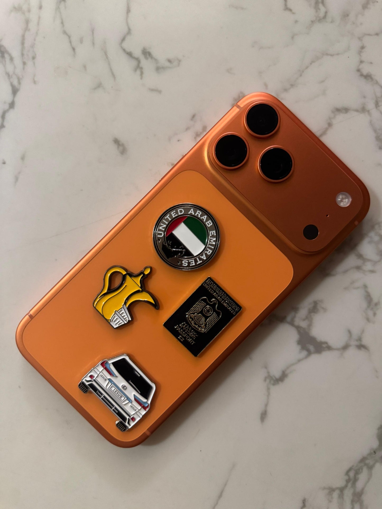 Metal Phone Charm Sticker Pack
of 4 Bundle 16