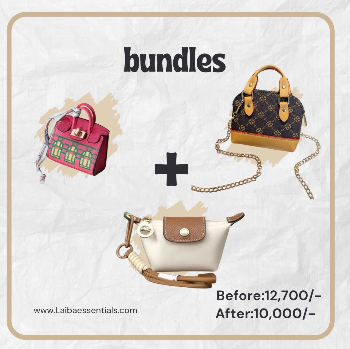 MINI BAG CHARM’S BUNDLE