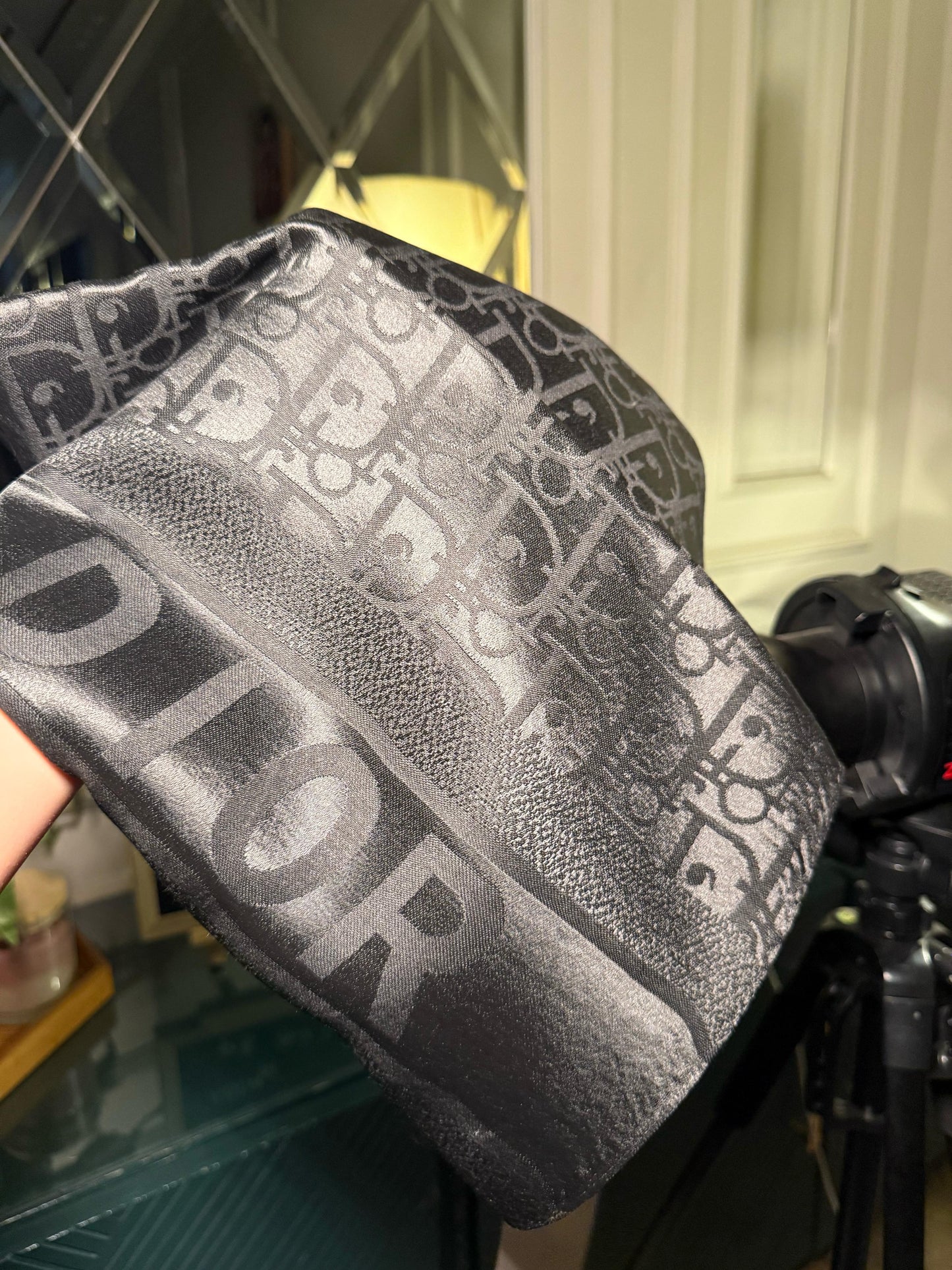DIOR Black scarf/ stole (IMMEDIATE DELIVERY AVAILABLE)