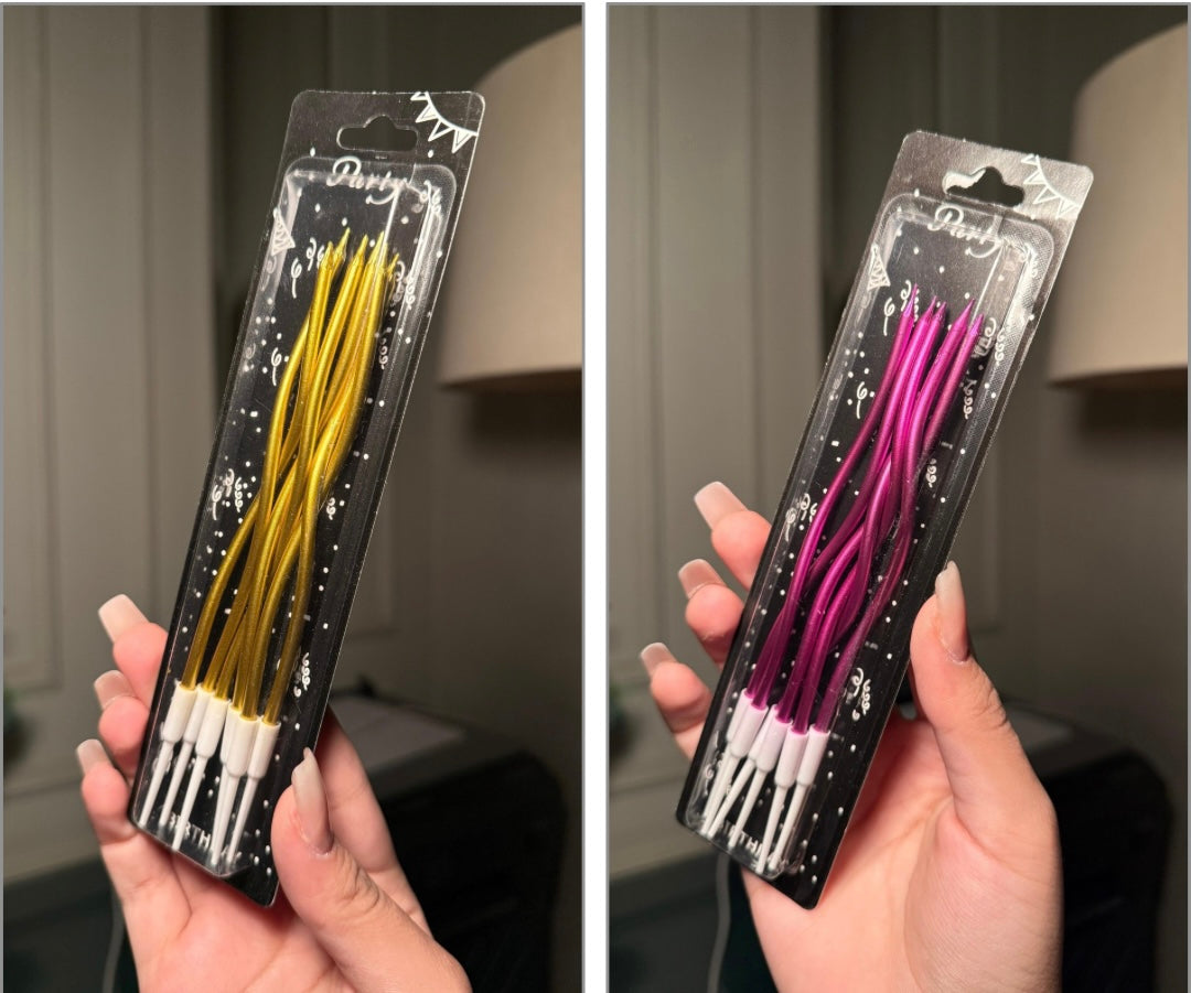 Pack of 6 spinal candle