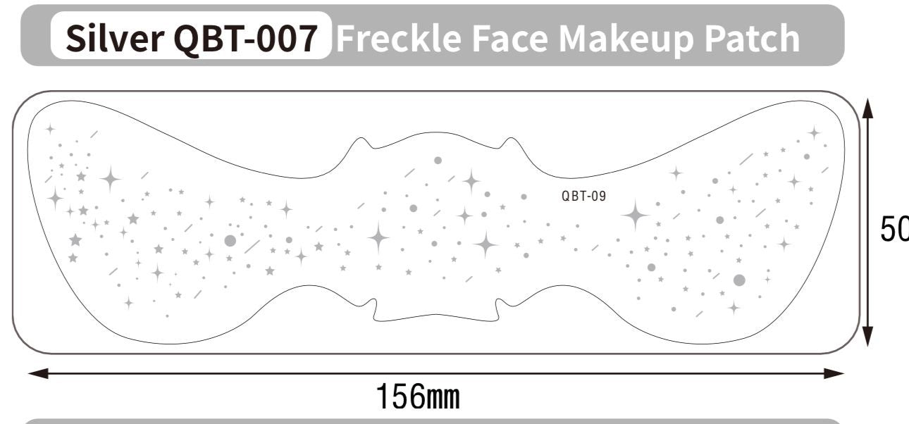Freckles face makeup patches