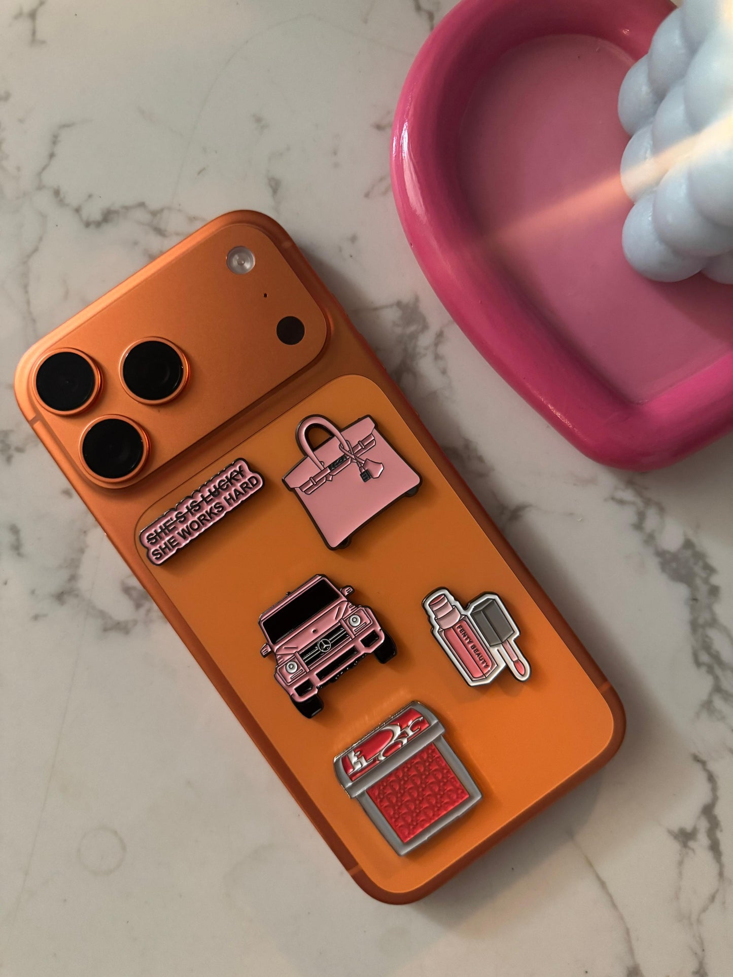 Metal Phone Charm Sticker Pack
of 5 Bundle 3