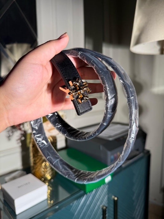 Tory Burch black belt (IMMEDIATE DELIVERY AVAILABLE)  (WITH BOX)