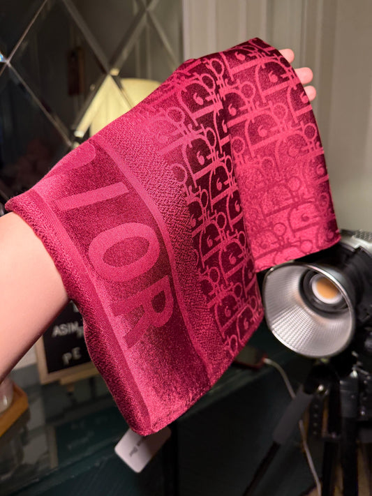 Dior red scarf/ stole (IMMEDIATE DELIVERY AVAILABLE)