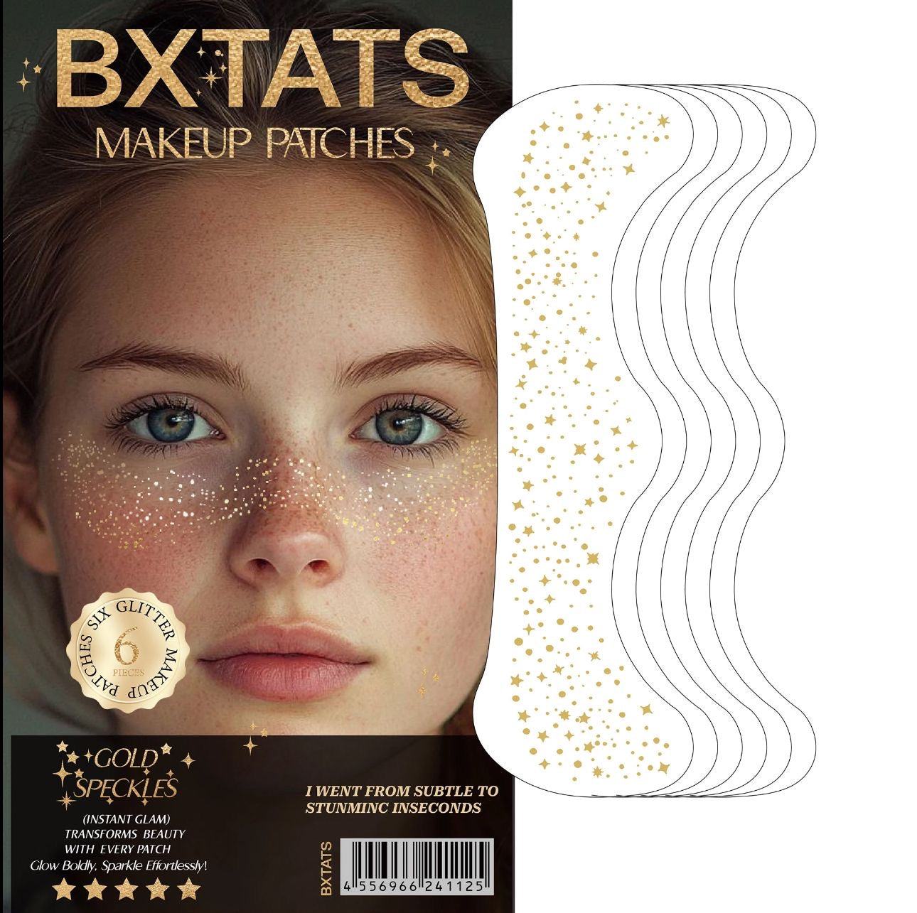 Freckles face makeup patches