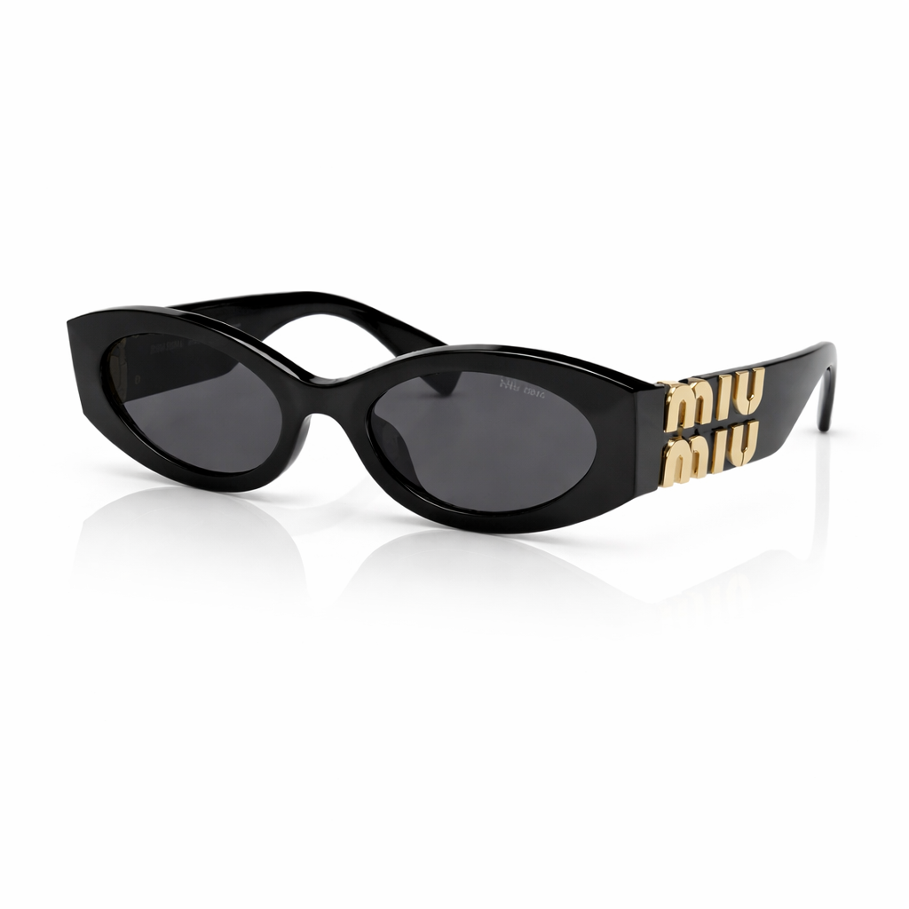 Miu Miu Bold Oval Sunglasses