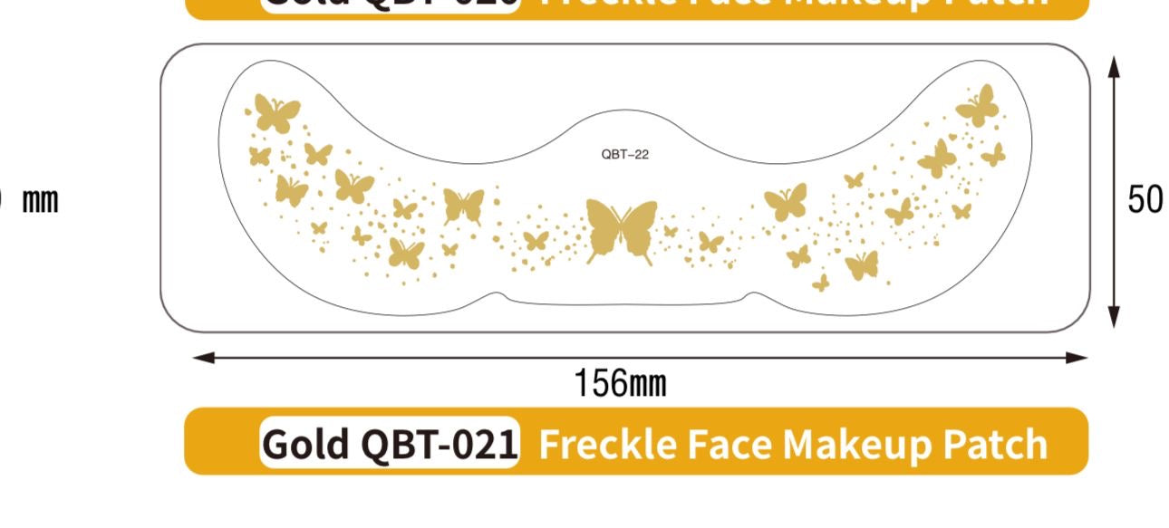 Freckles face makeup patches
