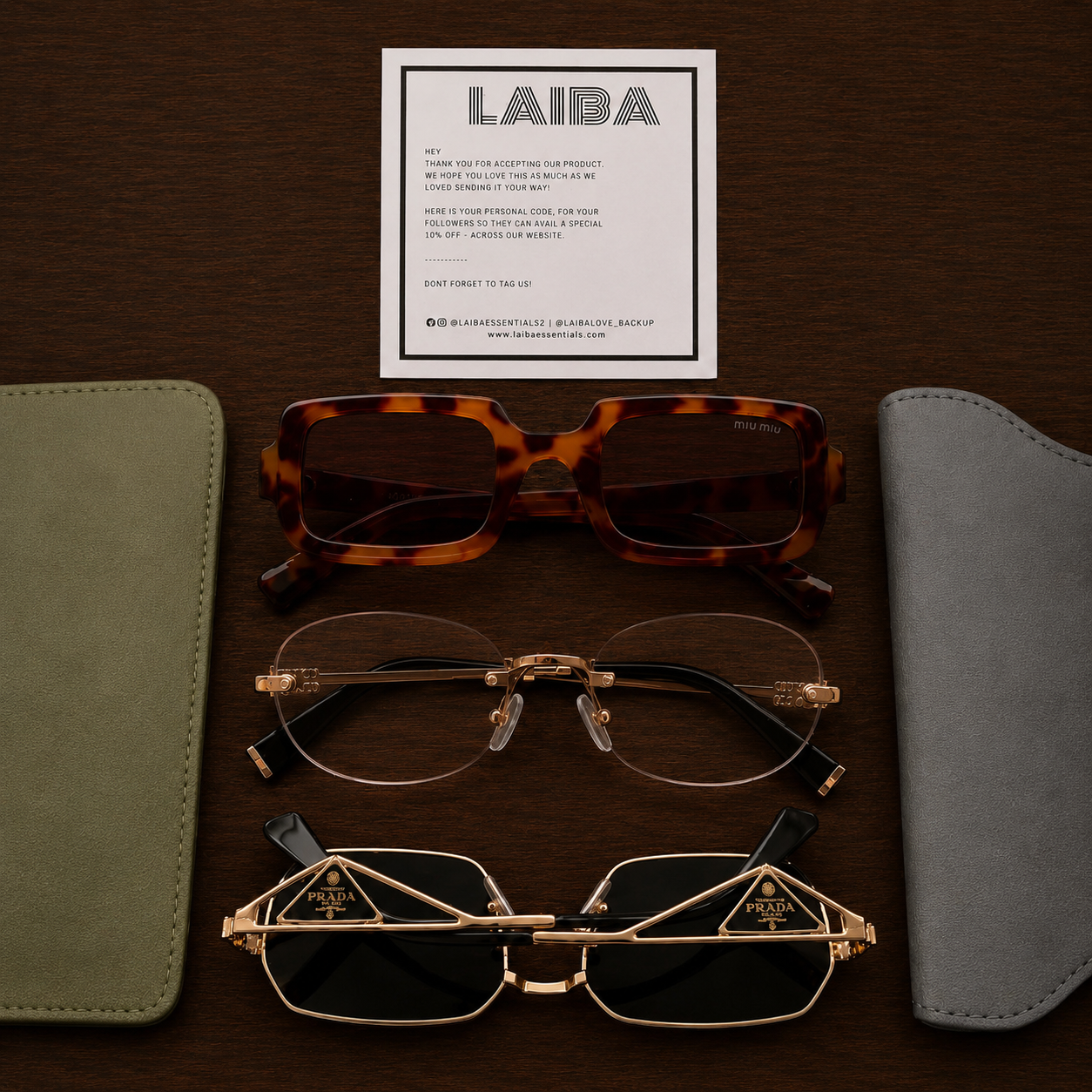 3pcs Branded Glasses Value pack 5
