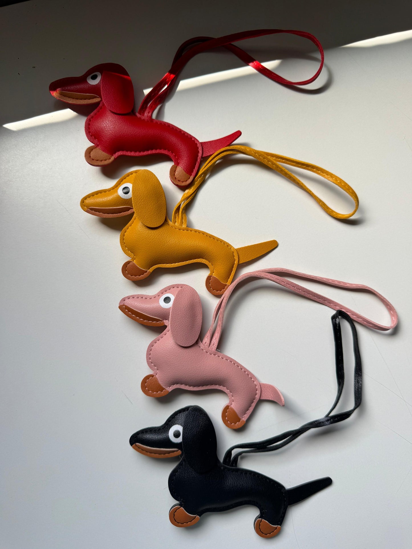 Dog bag charm keychain