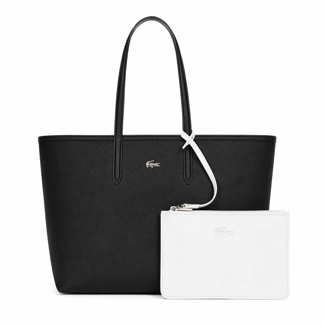 Lacoste Anna Reversible Tote with Removable Pouch