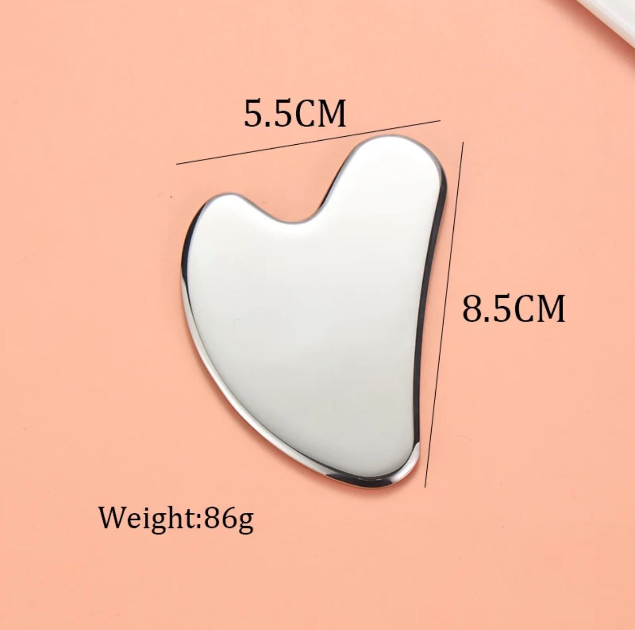 Face manual shaper gua sha (stainless steel)