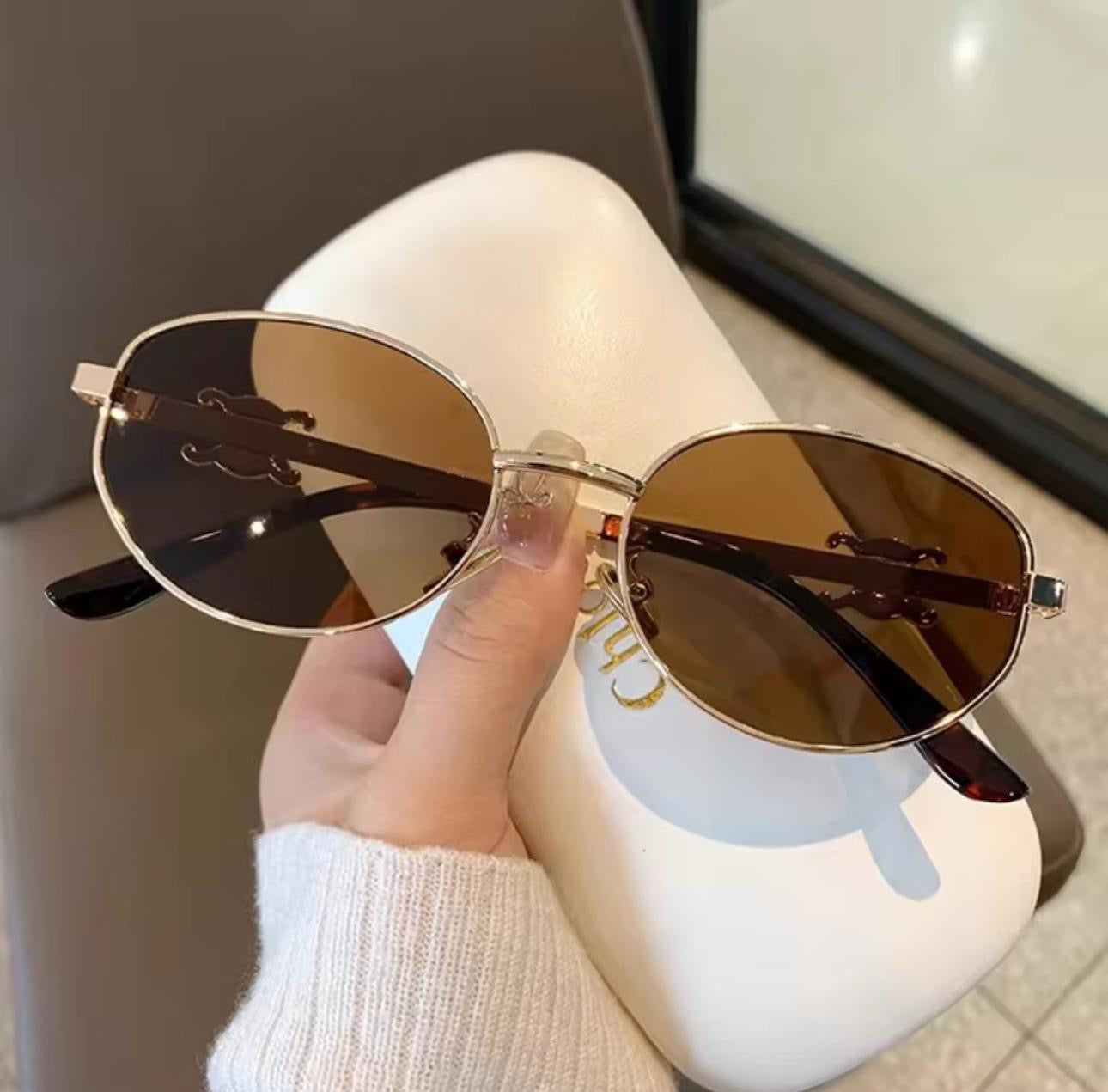 Celine logo shape new variant in brown