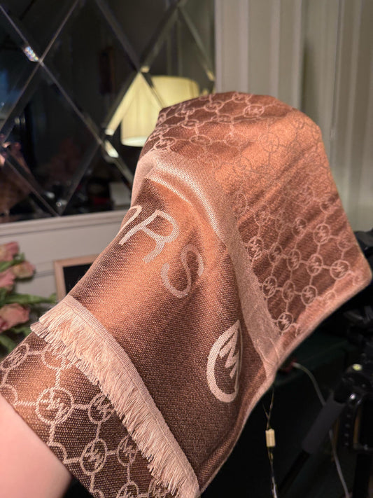 MICHEAL KORS Brown scarf/ stole (IMMEDIATE DELIVERY AVAILABLE)
