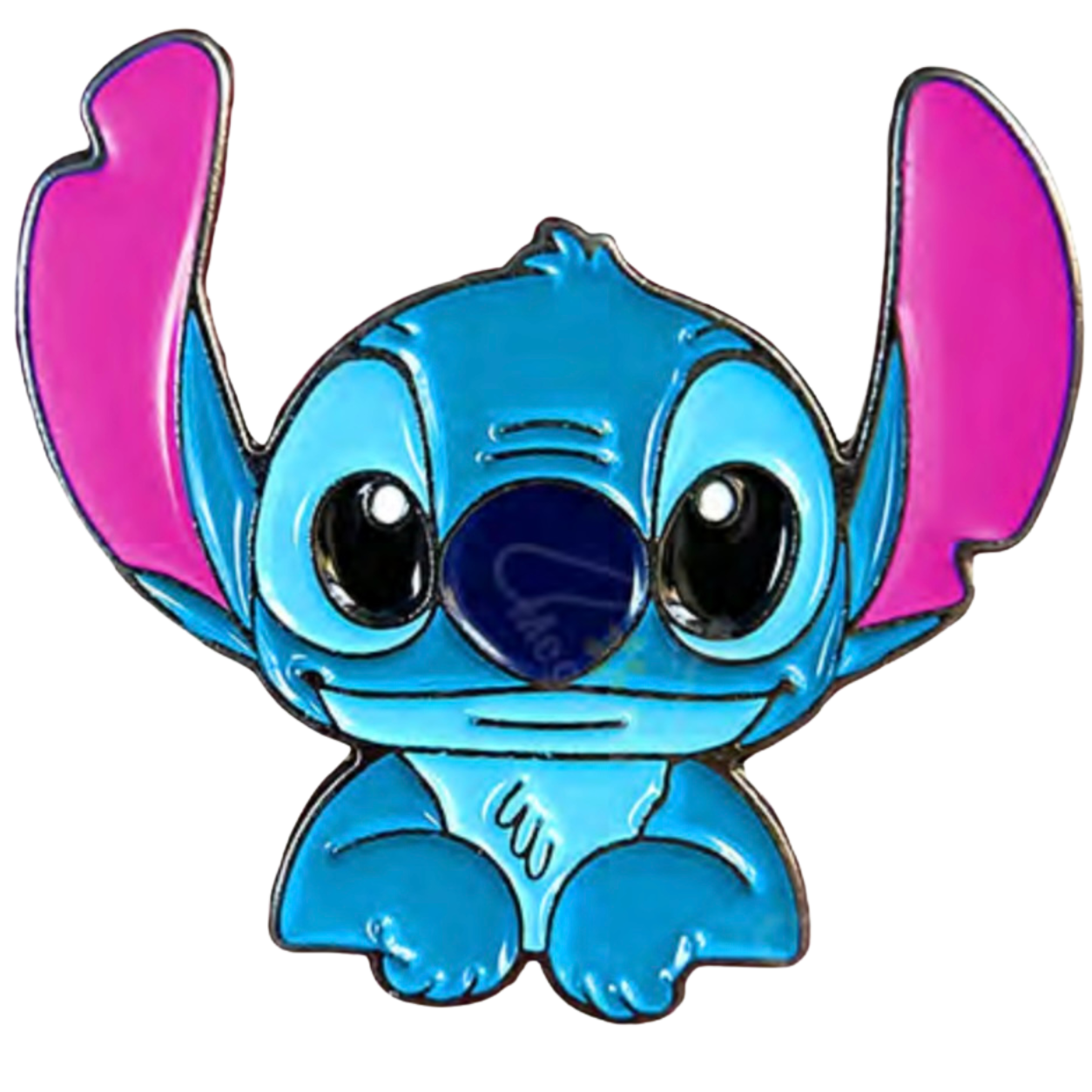 Stitch and Angel Cartoon Metal Phone Charm Sticker