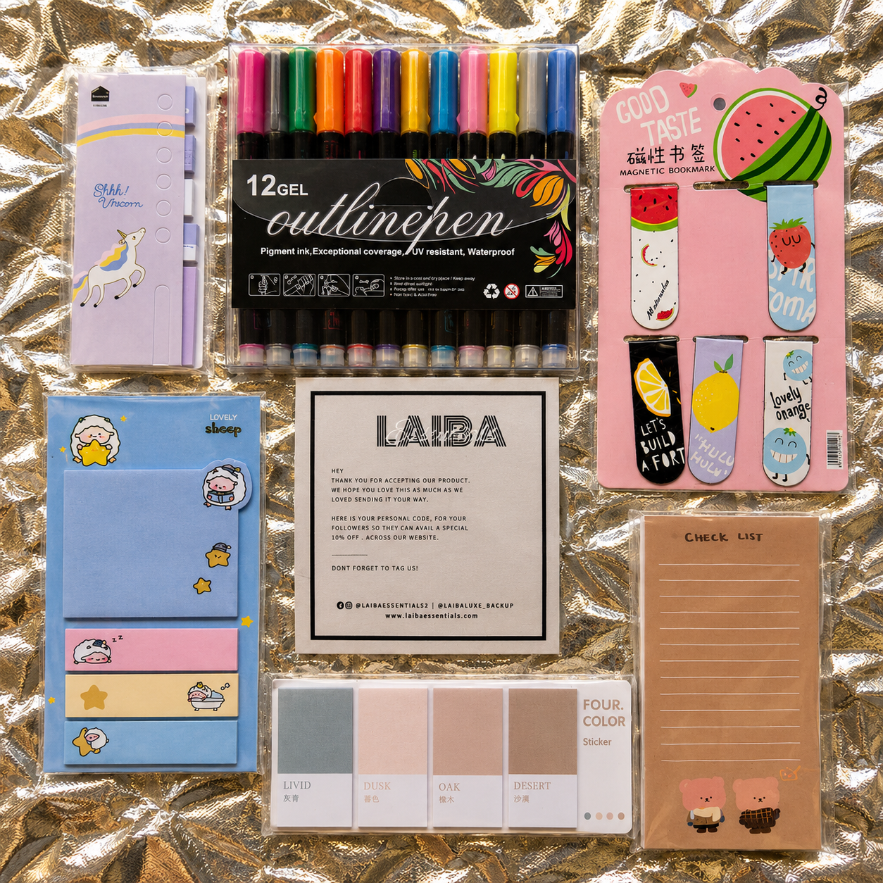 6pc Stationery Value pack