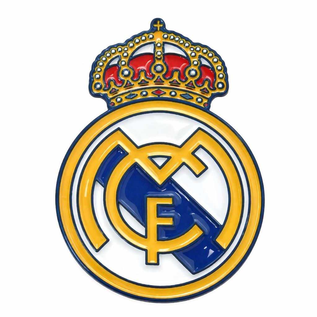 Real Madrid Logo – Metal Phone Charm Sticker