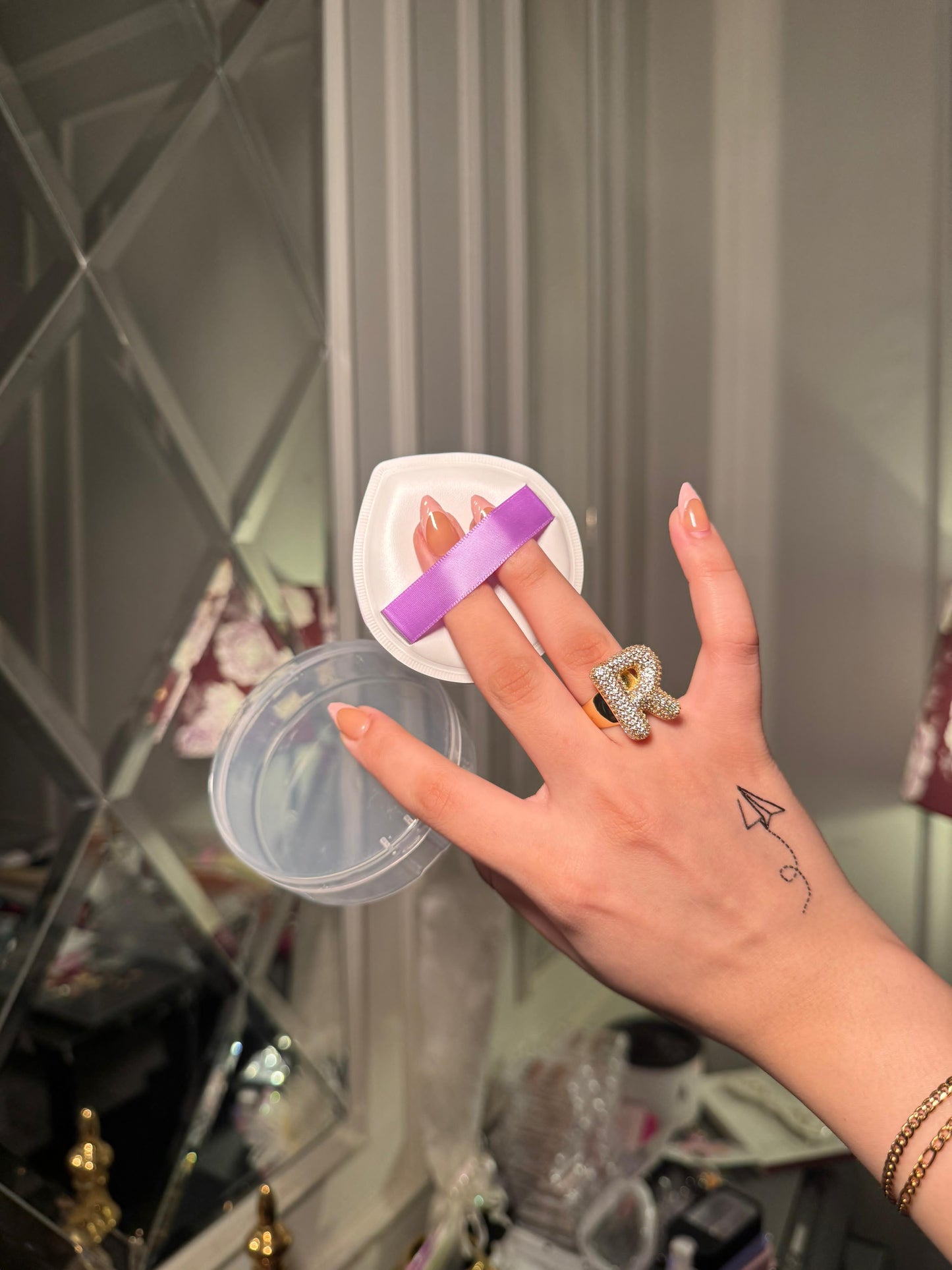 Korean foundation cushion makeup puff