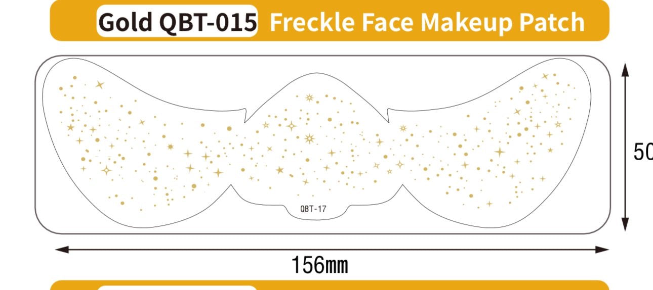 Freckles face makeup patches