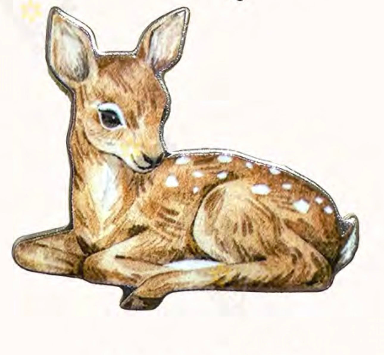 Deer Metal Phone Sticker