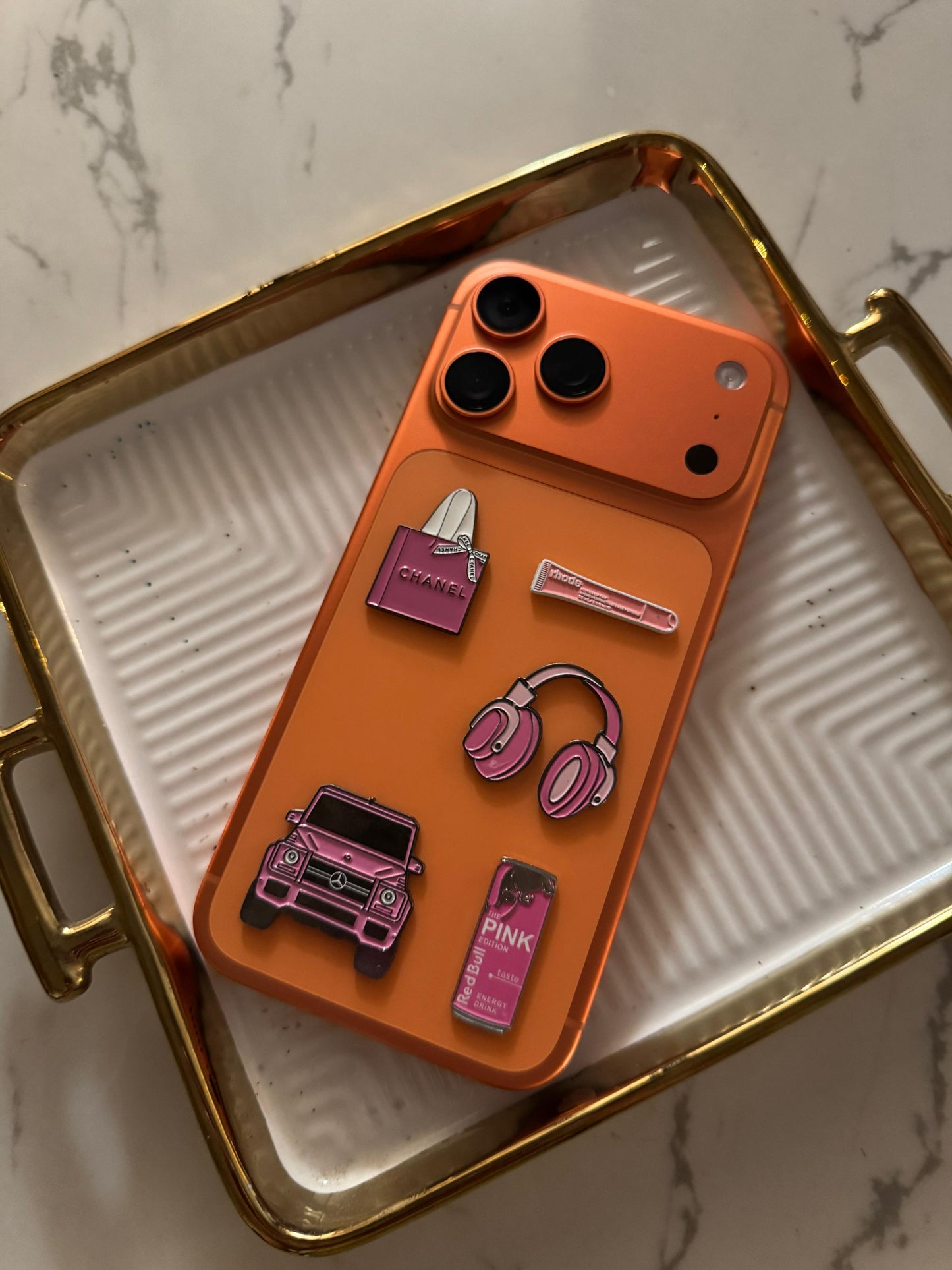 Phone sticker charm pack of 5 bundle 4