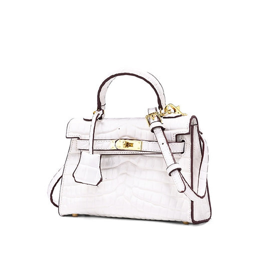 White mini Kelly bag (available for immediate delivery)