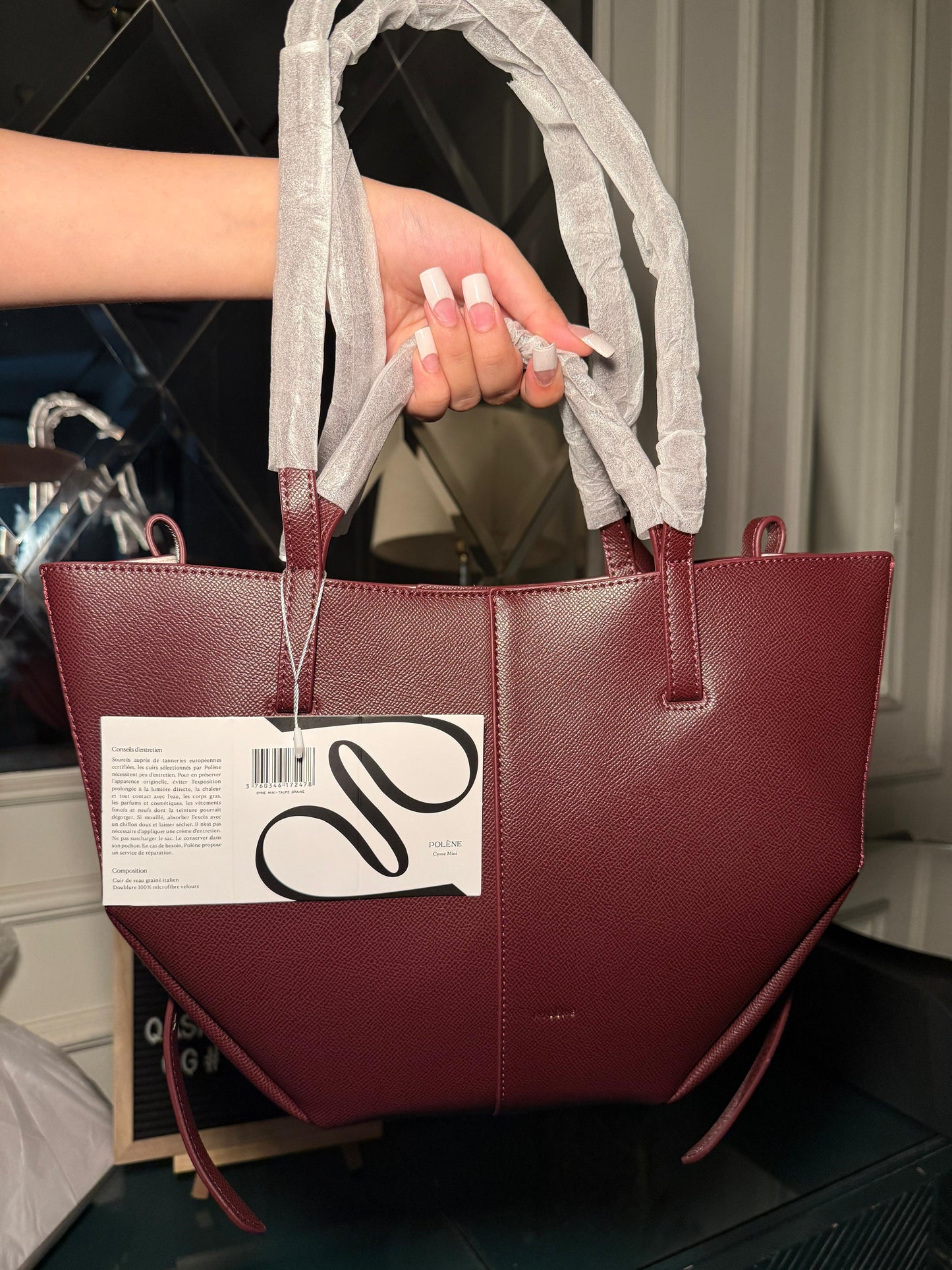 Mahroon Mini Polene Cyme (IMMEDIATE DELIVERY AVAILABLE)