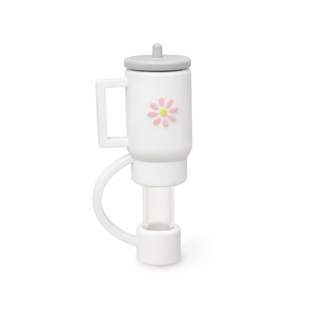 Daisy Tumbler Straw Cover