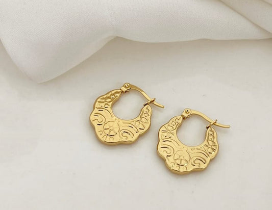 Bold gold hoops