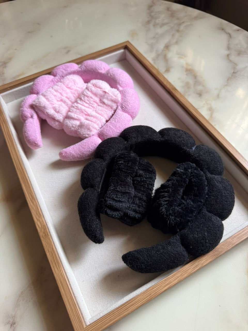Fluffy Spa Headband Set – 2 Pcs