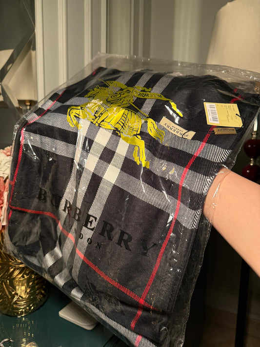 Burberry black scarf/ stole (IMMEDIATE DELIVERY AVAILABLE)