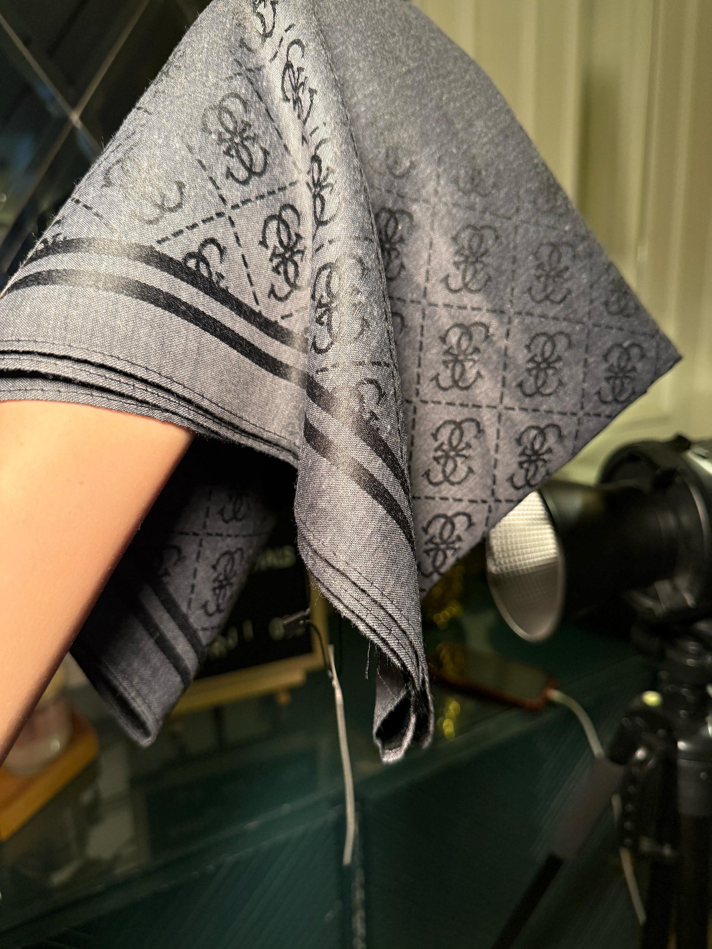GUESS Black scarf/ stole (IMMEDIATE DELIVERY AVAILABLE)