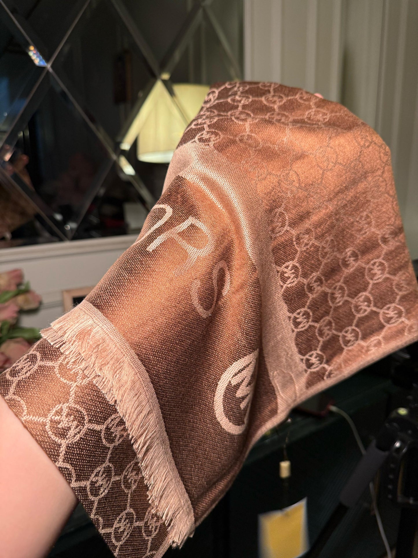MICHEAL KORS Brown scarf/ stole (IMMEDIATE DELIVERY AVAILABLE)